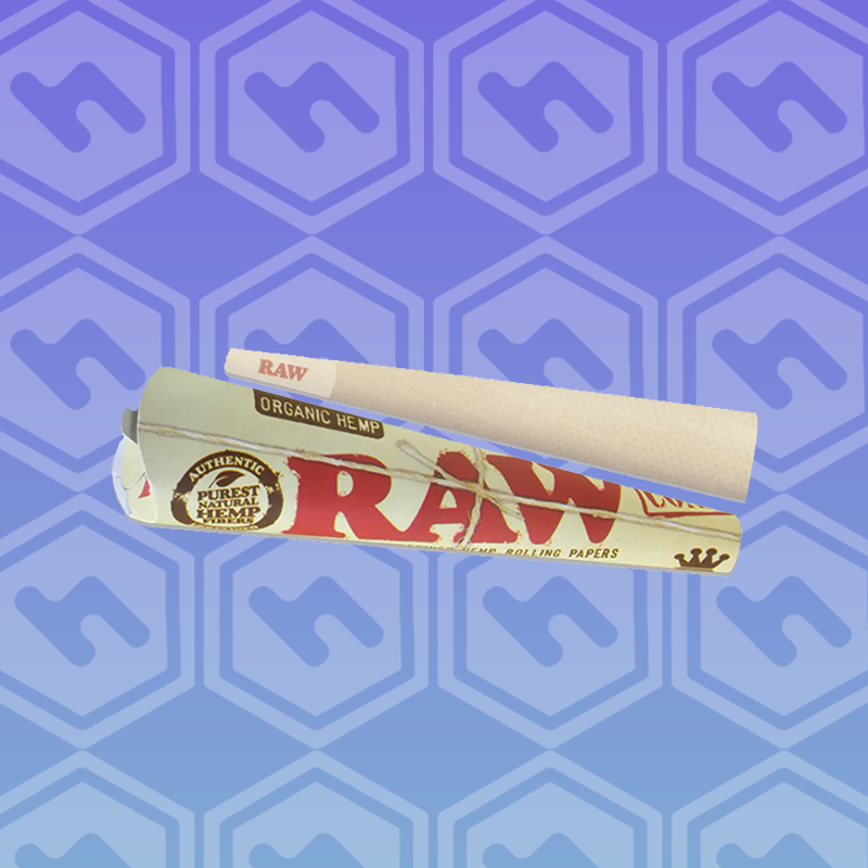 RAW | Organic Hemp Cones | 3 Pack | King Size