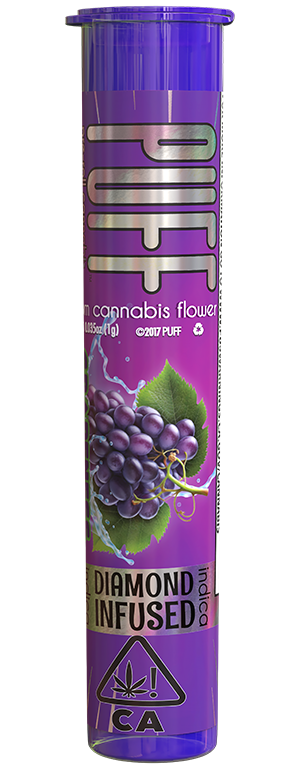 PUFF | Diamond Infused Pre roll | Grapeness - 1g