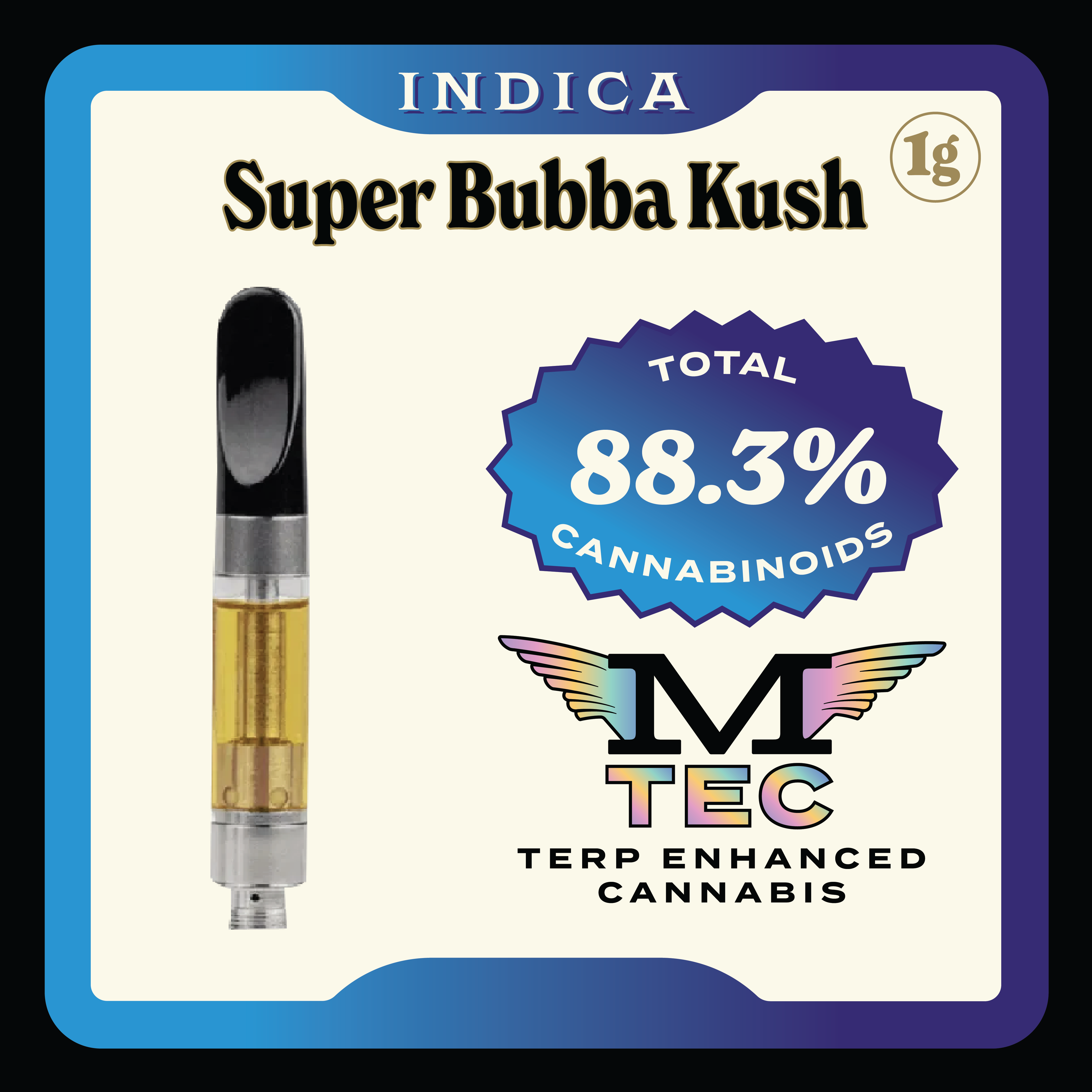 Mule Extracts - Super Bubba Kush - 1g cart