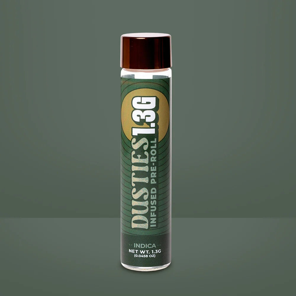 Dusties Infused Preroll 1.3g Indica Peachy Punch