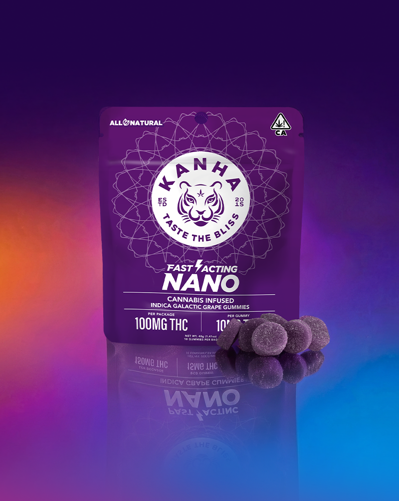 Galactic Grape Nano Gummies 10-pack