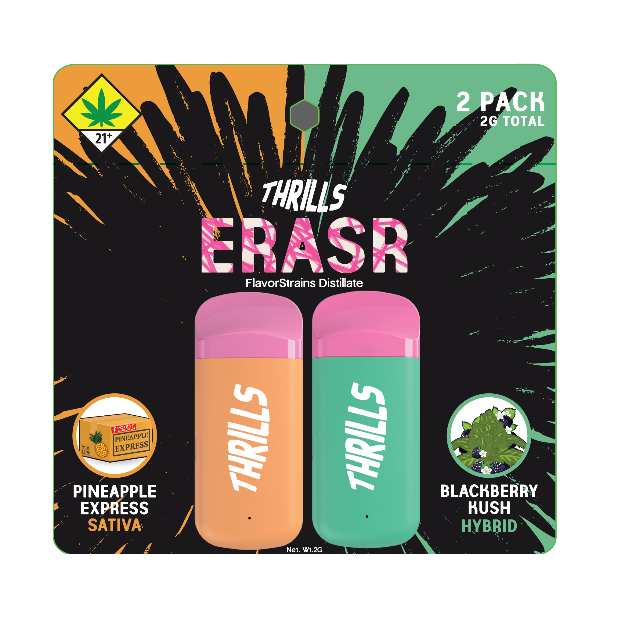 Pineapple Express x Blackberry Kush Flavorstrains Erasr