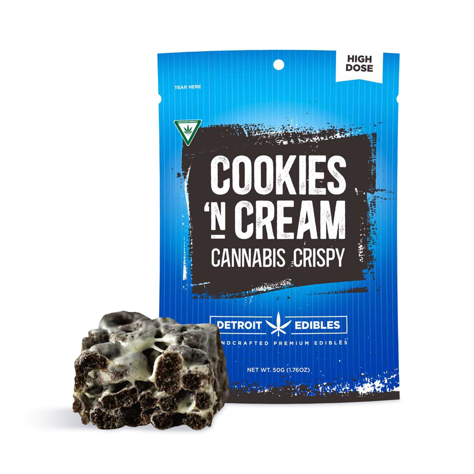 DETROIT EDIBLES | COOKIES N CREAM CRISPY | 200MG