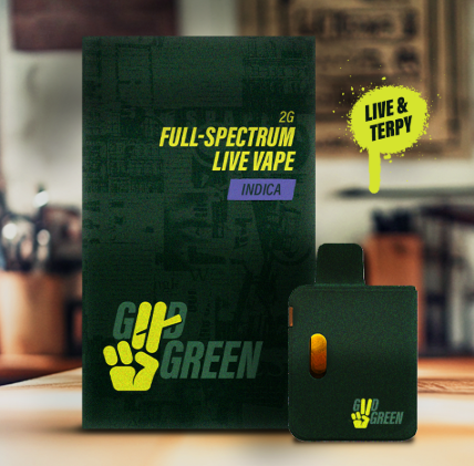 Good Green- Couch Crasher Full Spectrum Disposable Vape 2g