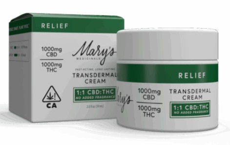 Transdermal 1:1 1000mg Cream