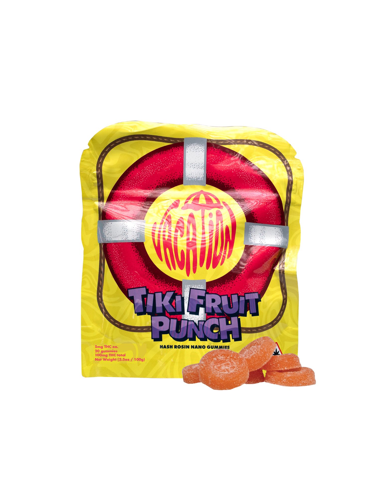Tiki Fruit Punch | Hash Rosin Gummies | 20pk | 100mg product photo