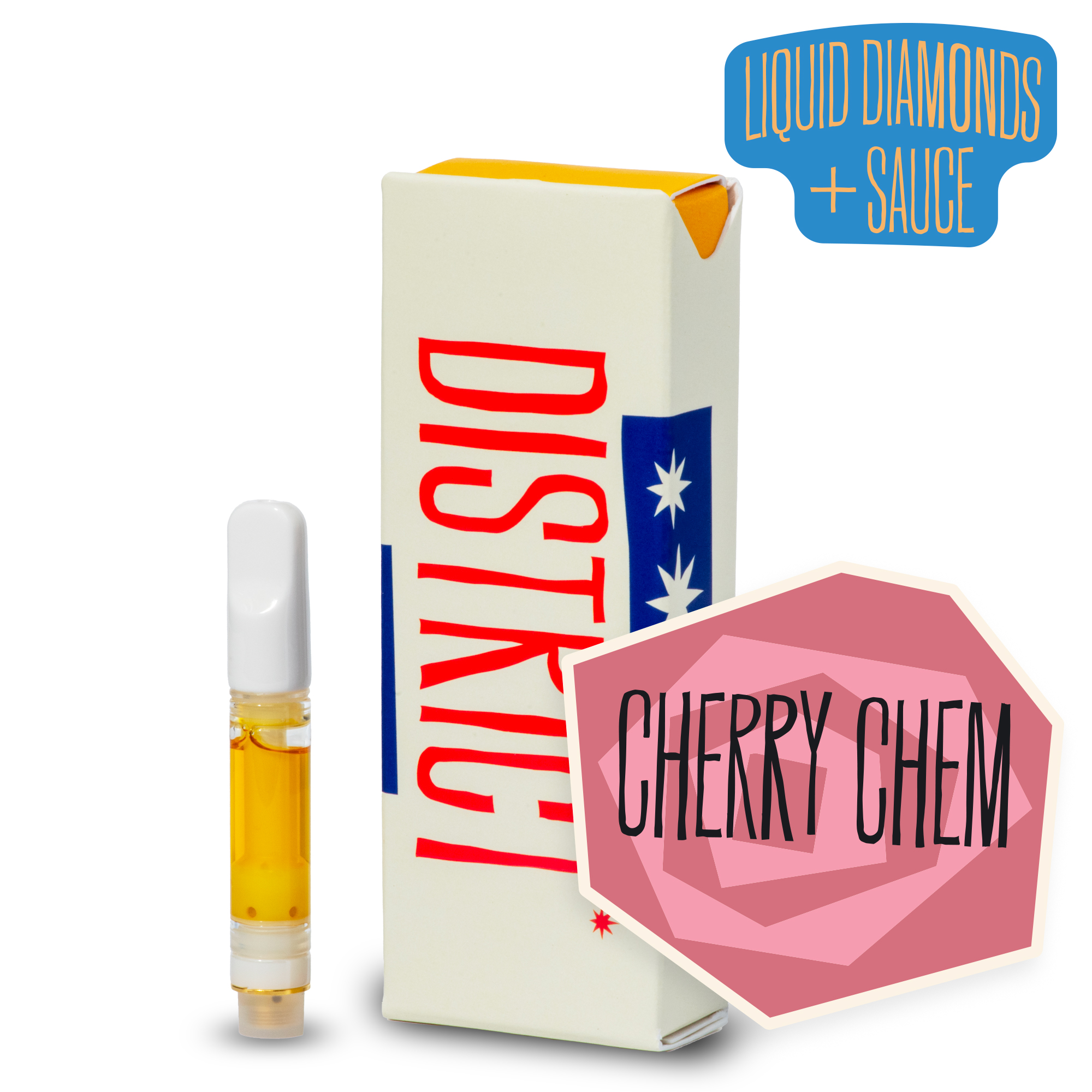 Cherry Chem Liquid Diamonds and Sauce Cartridge | 1g