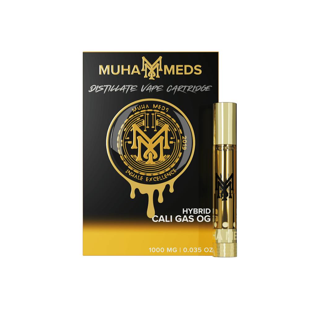 Muha Meds | Cali Gas OG - Hybrid 510 Cart | 1g