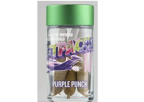 Jetpacks - Big Bang Purple Punch Infused Preroll 5pk - 2.5g