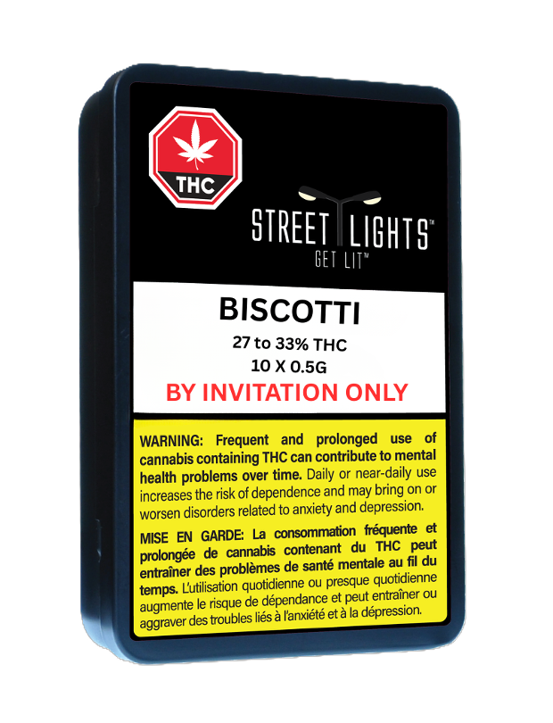Street Lights - Biscotti Pre-Rolls - Indica - 10x0.5g