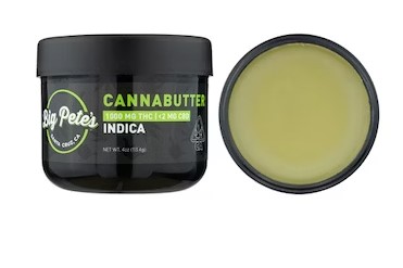Big Pete's Cannabutter THC Indica Jar