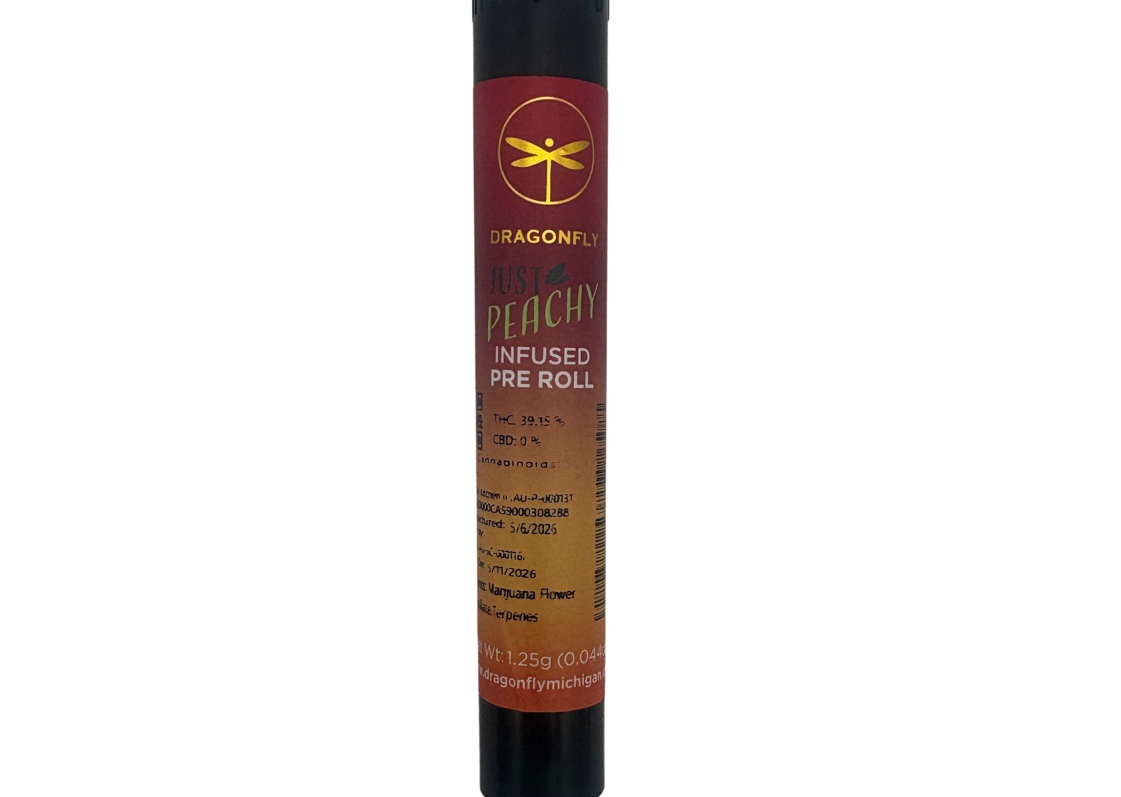 DragonFly | Just Peachy 1.25g Infused Preroll