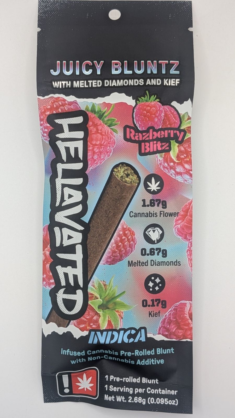 Hellavated Juicy Bluntz Razberry Blitz