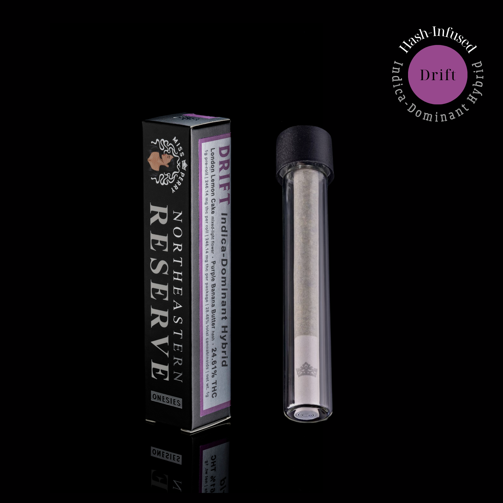 London Lemon Cake X Purple Banana Butter - 1G Hash Infused Pre-Roll