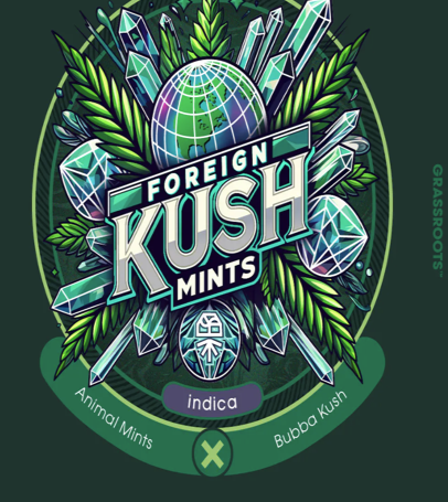 Grassroots Foreign Kush Mints DIME BAG Flower- IND