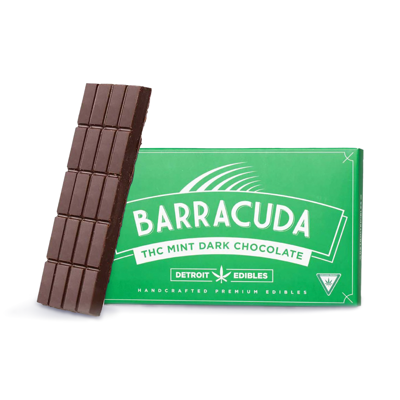 MINT DARK CHOCOLATE BARRACUDA BAR 200MG