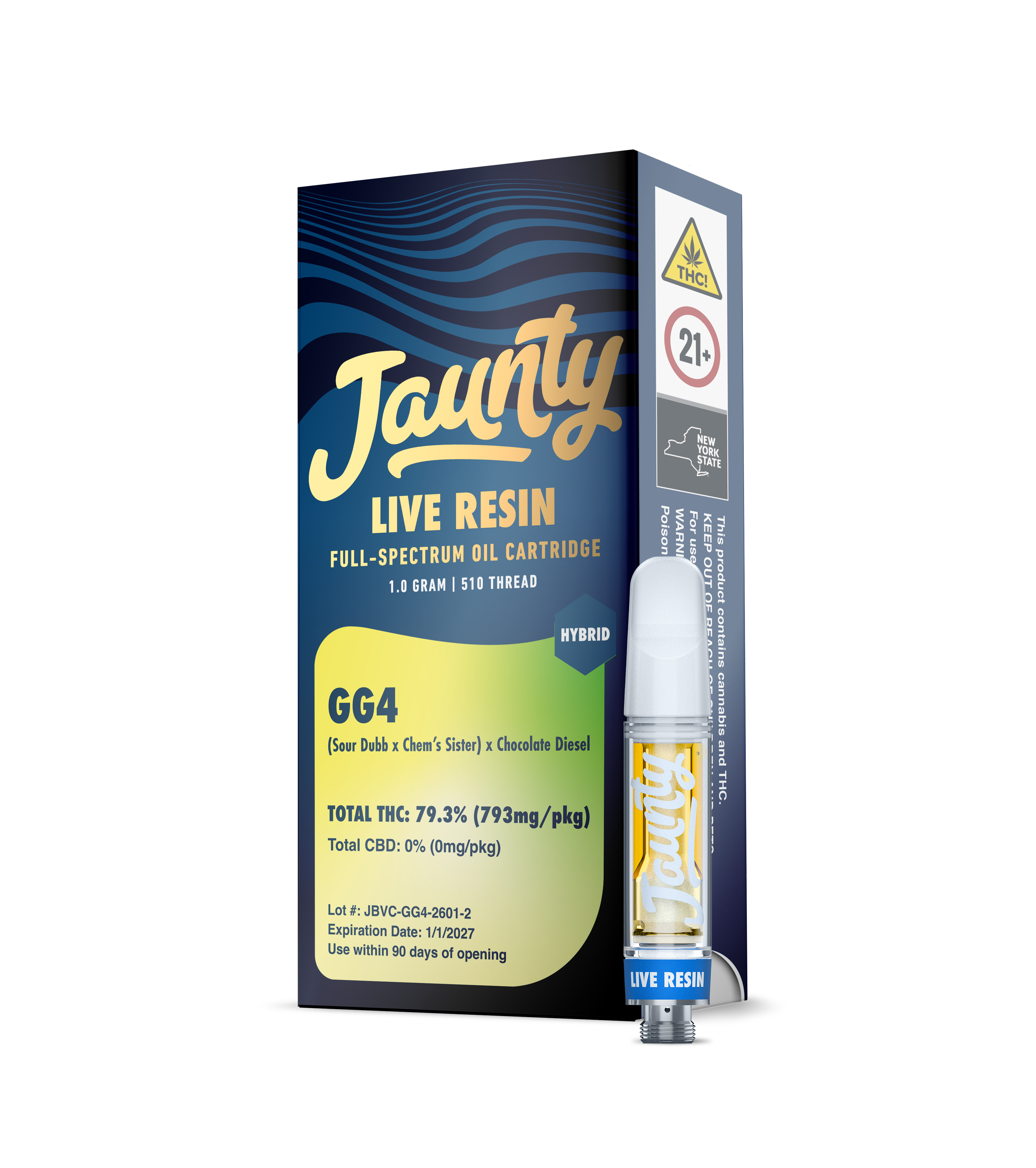 Live Resin Vape Cart GG4 (H)