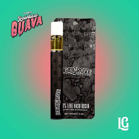 Local Grove: Rainbow Guava Live Hash Rosin Disposable 0.5g
