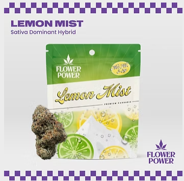Flower | Pre-Packed | Lemon Mist | 3.5g | Flower Power