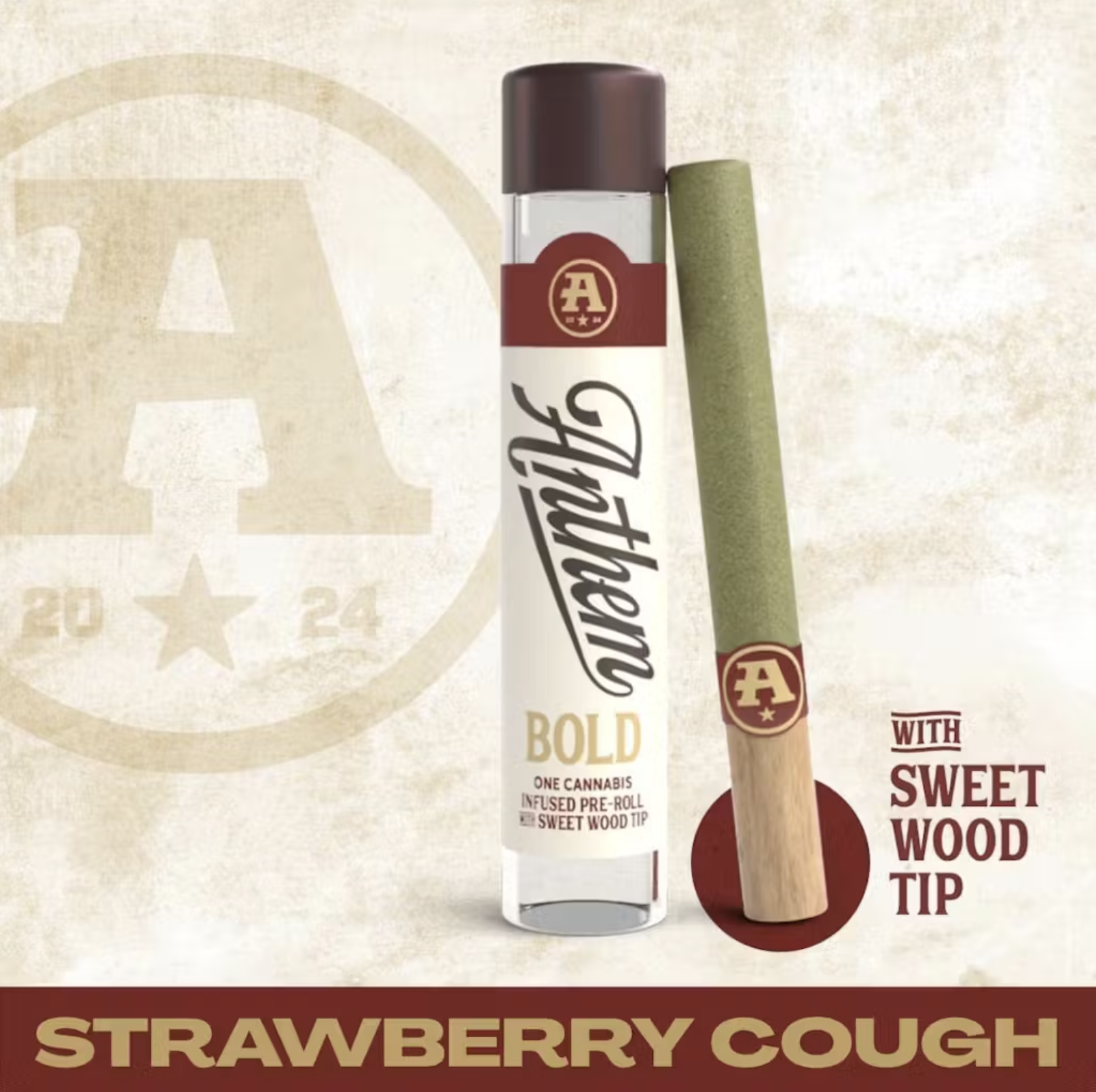 Strawberry Cough | Infused Pre-Roll Wood Tip | 1g