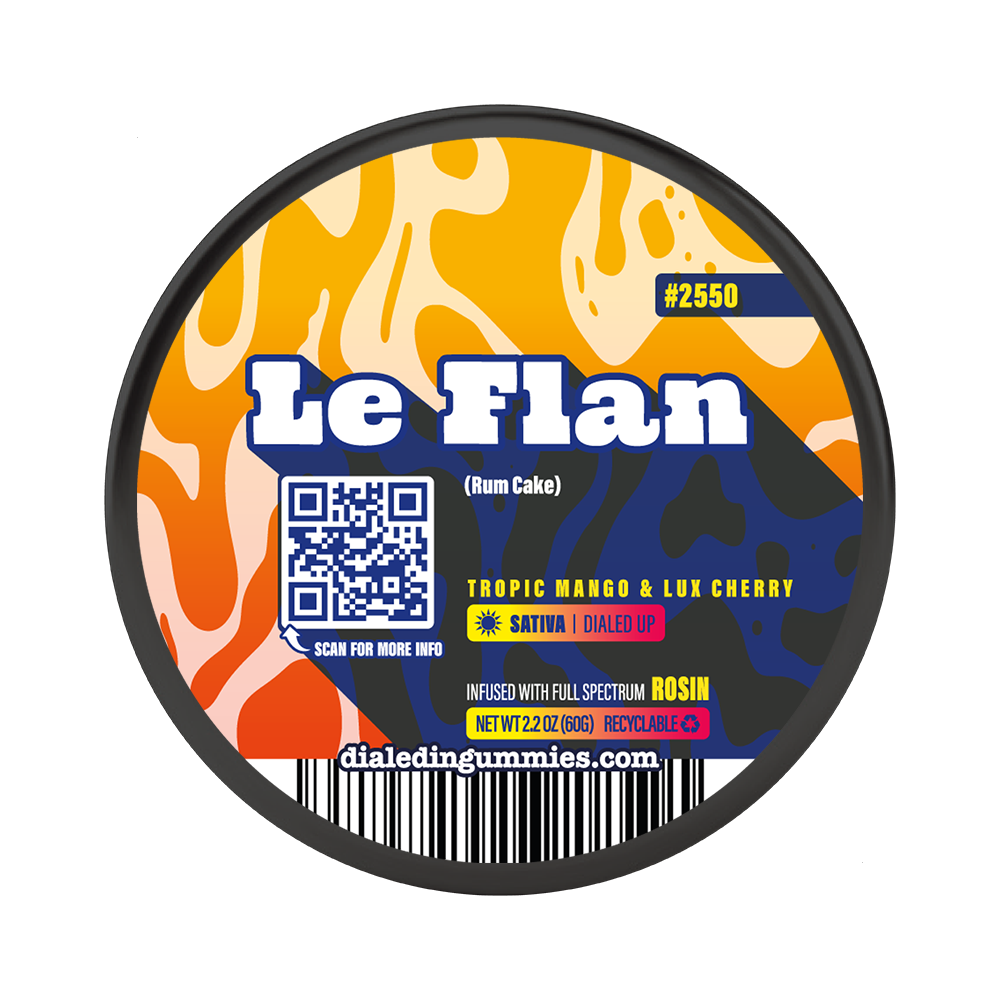 100mg - Le Flan - Rosin Gummies (10pk)