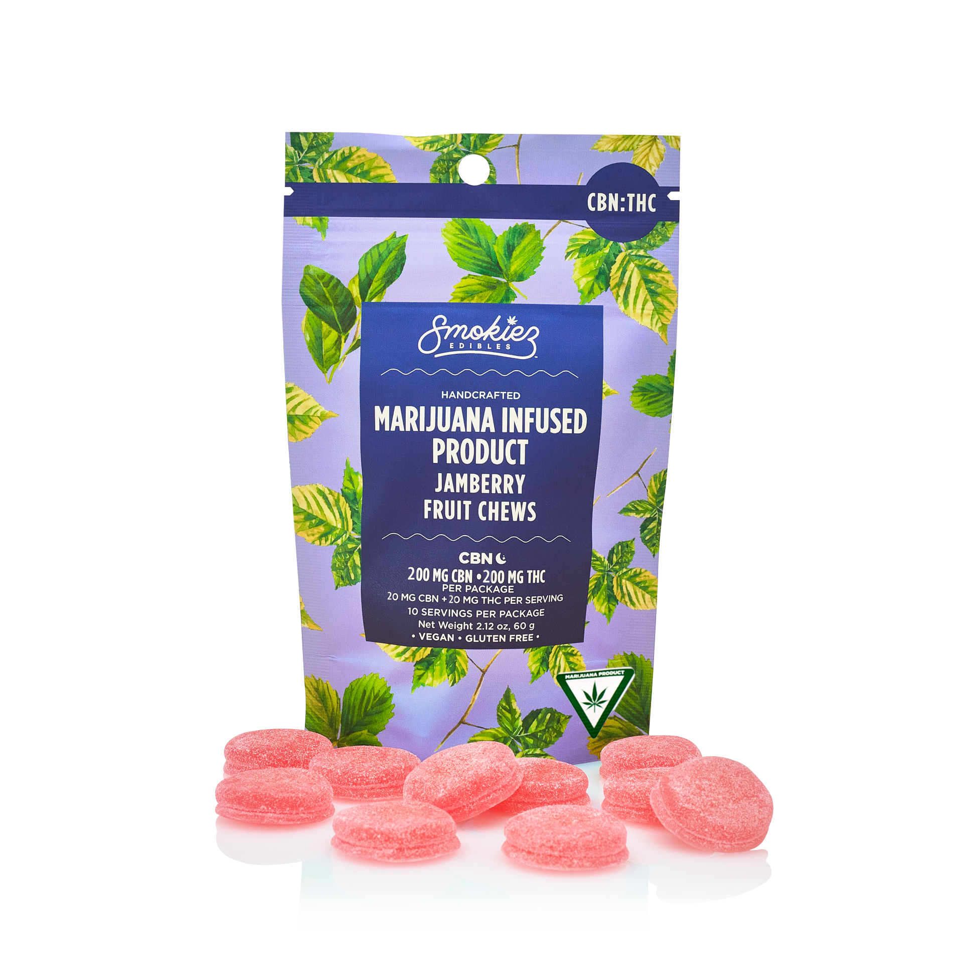 200mg Gummies | Sweet Jam Berry 1:1 THC:CBN