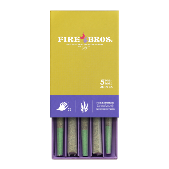 Fire Bros Lemon Slushee (Sativa) 5pk (2.5g) Pre-Rolls
