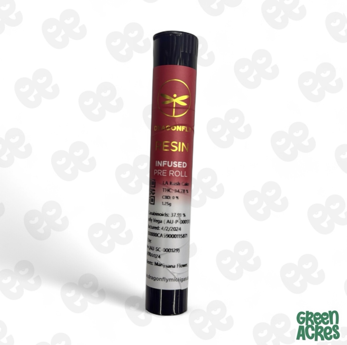 LA Kush Cake 1.25G Live Resin Infused Pre-Roll