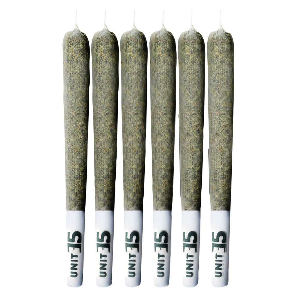 Unit 15 - The 6ix Craft Pack Pre-Roll (Purple Octane, Black Cherry Soda, Frosted Cakes) - Hybrid - 6x0.5g