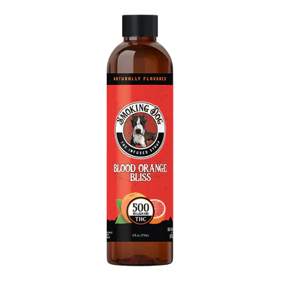 Smoking Dog - THC Syrup - 6 fl oz - 500 MG  - Blood Orange