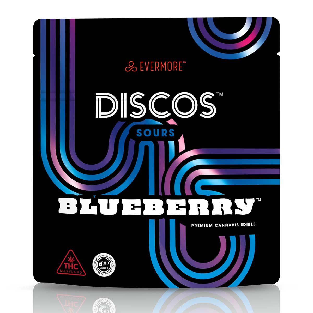 Discos Gummies (100mg) Sour Blueberry 10ct