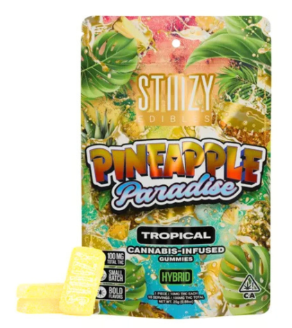 (00070) 100mg Pineapple Paradise Gummies
