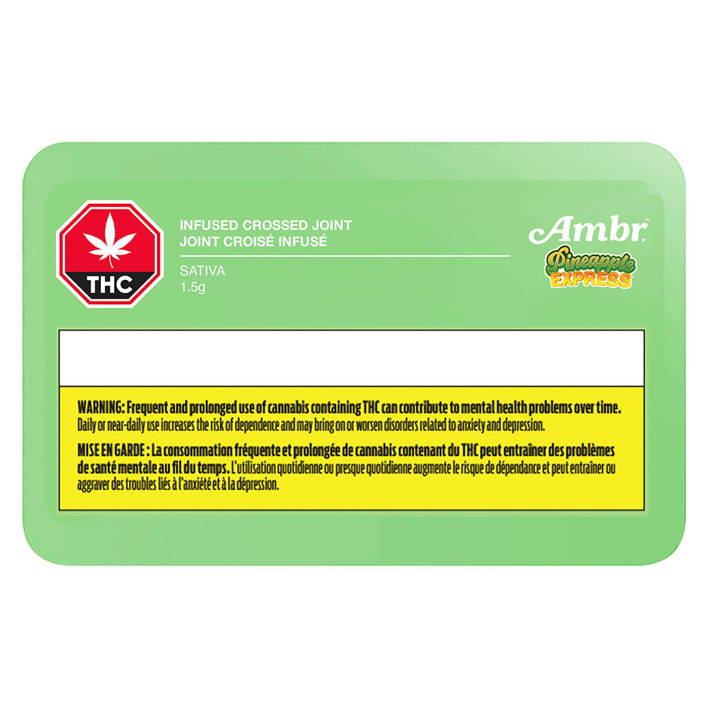 Pineapple Express Distillate Infused Cross Joint Pre-Roll | 1x1.5g (AGED INVENTORY)