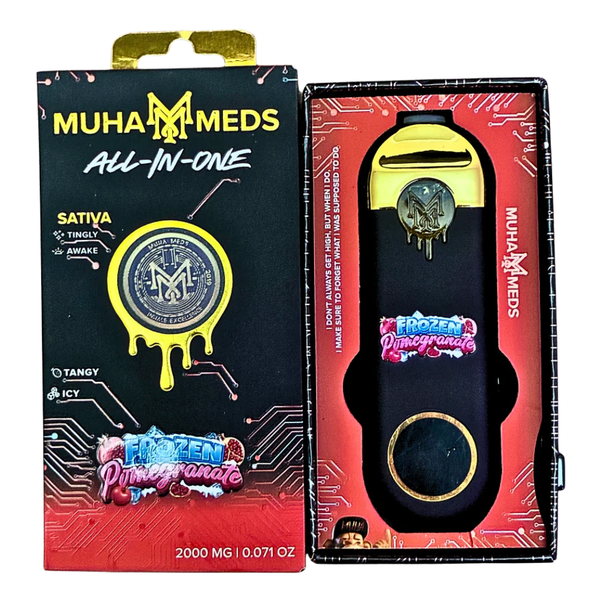 Muha Meds - AIO Vape Cart - 2g - Frozen Pomegranate