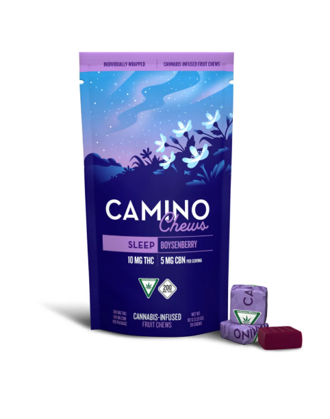 Camino Chews | Boysenberry 10:5 THC:CBN | 20pc | 200mg