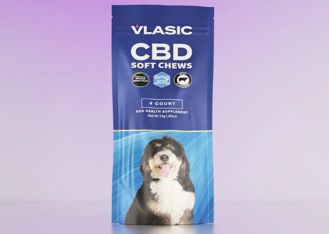 Vlasic Labs - Dog Chews - 5mg CBD - 4pk - Beef