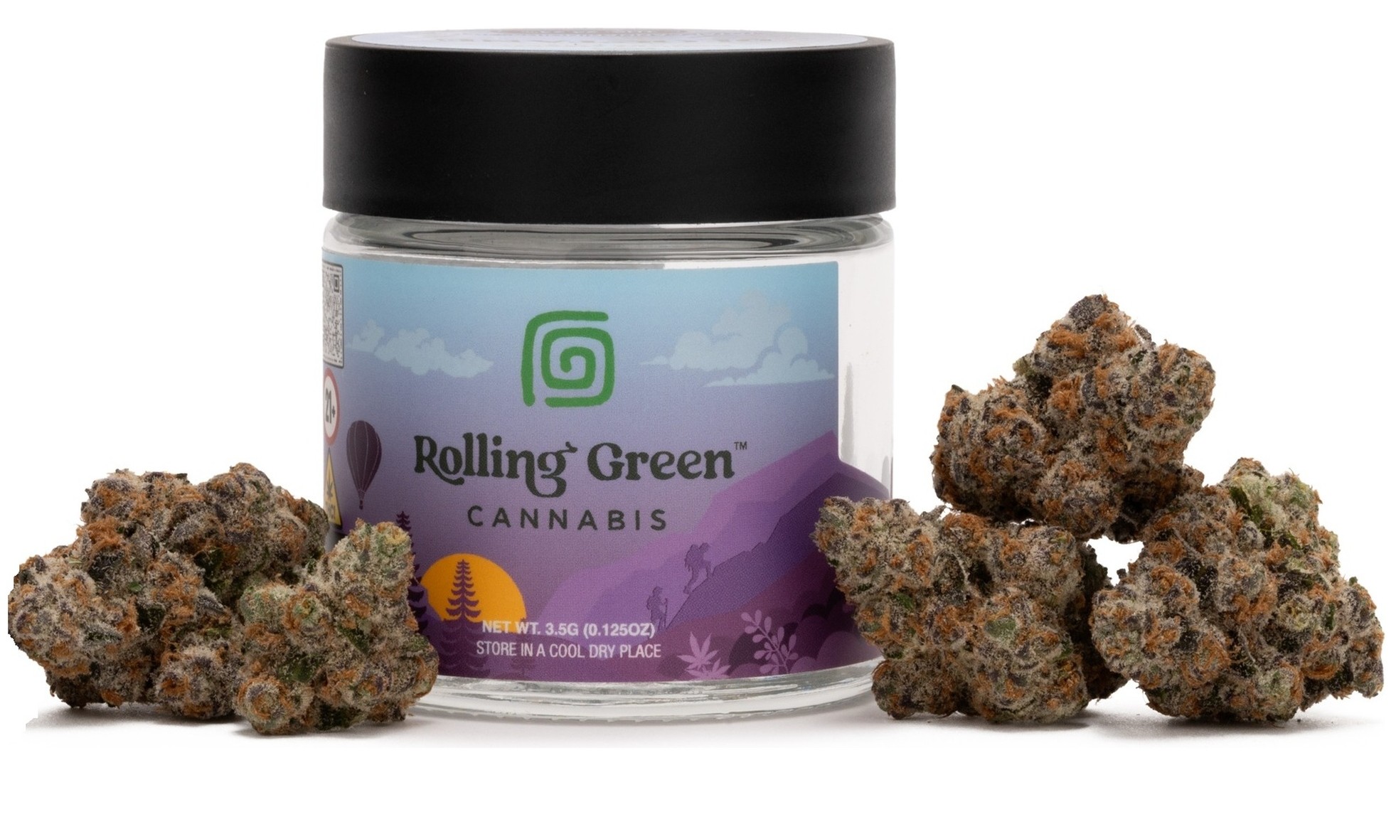 Rolling Green | Sub Zero | Premium Flower | Indica-Hybrid | 3.5g