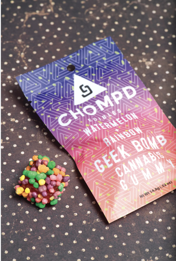CHOMP'D: Geek Bites - - Blue Raspberry Rainbow