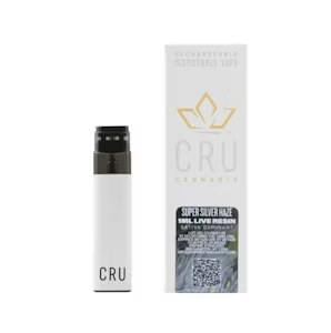 CRU | Super Silver Haze | 1ml Live Resin Disposable Vape