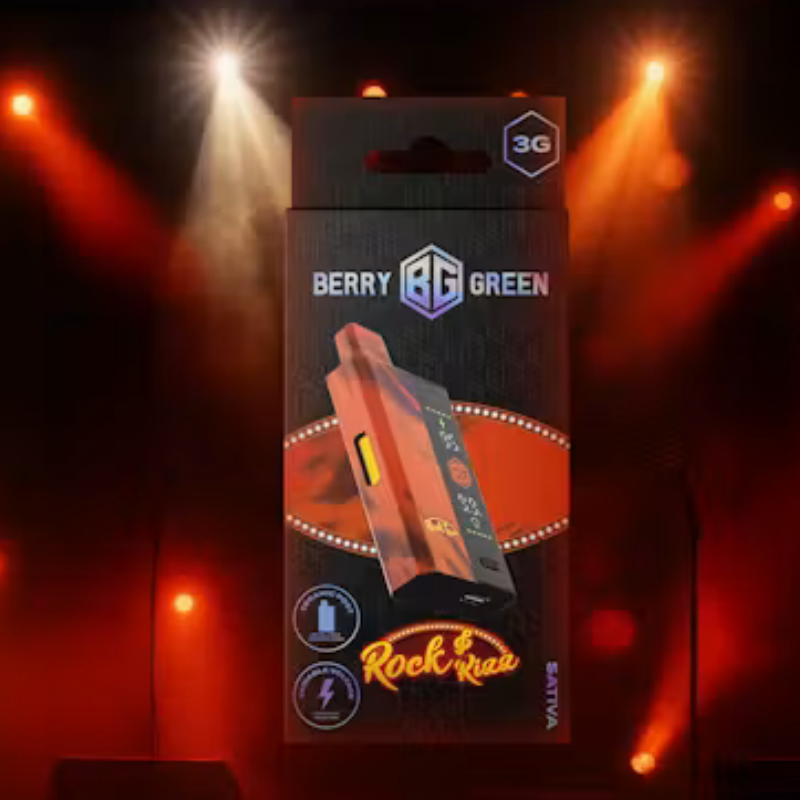 Berry Green | Rock & Rizz | 3g Disposable