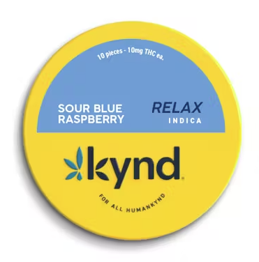 Kynd - Relax - Sour Blue Raspberry Gummies
