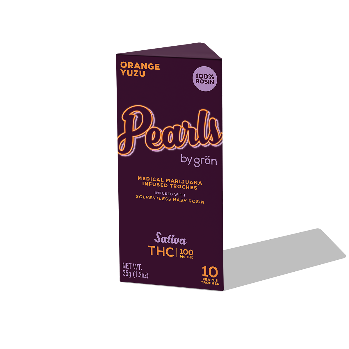 Gron Orange Yuzu Rosin Pearls 10mg/10pk (100mg)