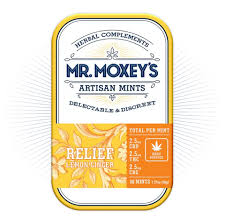 Mr. Moxeys Mints | 1:1:1 THC:CBD:CBG | Relief | Lemon Ginger