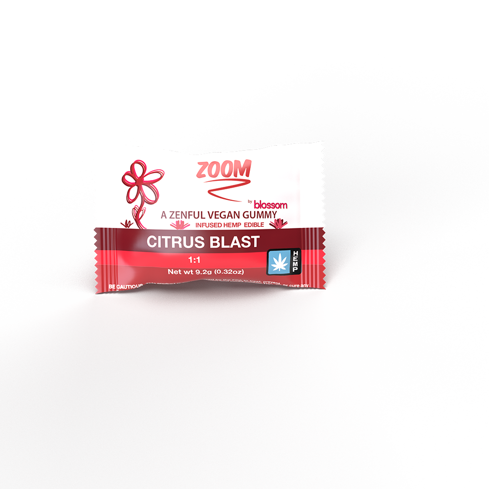 Citrus Blast CBG:CBD - ZOOM Gummy - Blossom