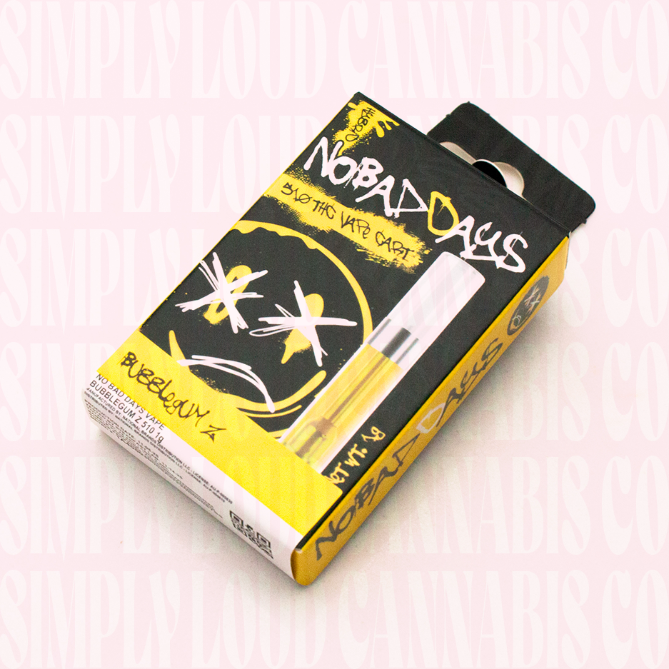 No Bad Days: BubbleGum Z Vape Cart