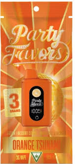 Party Favor Orange Tsunami Juicebox Disposable 3g