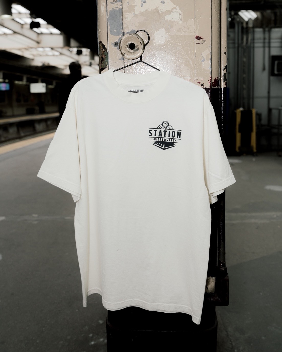 The Station | Building T-Shirt | Cream | Large