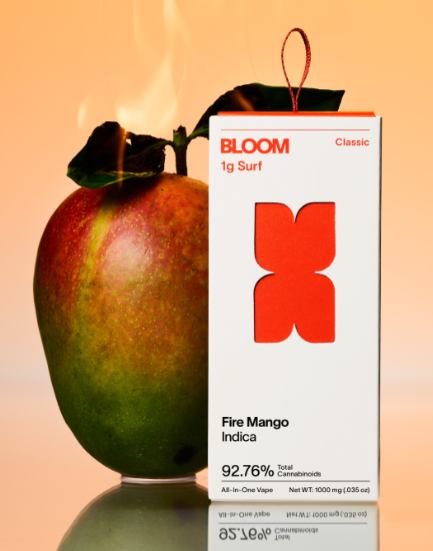 BLOOM Classic Surf Disp 1000mg: Fire Mango