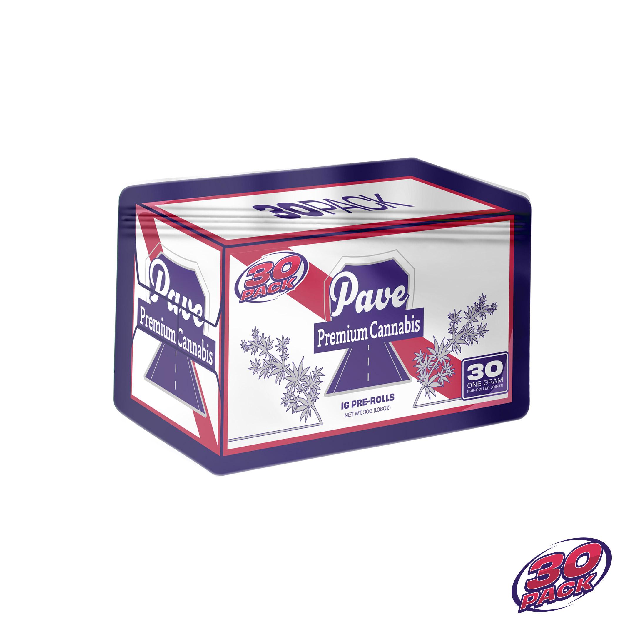 30 Pack - 30x1g Pre-roll - Pave