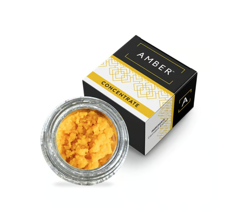 Amber Landslide Live Resin Badder